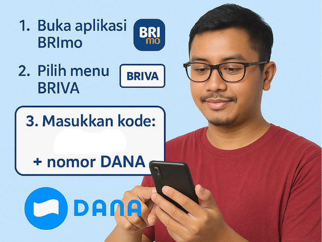 Kode Bri Ke Dana Lewat Brimo