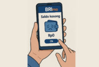 Saldo BRImo Kosong