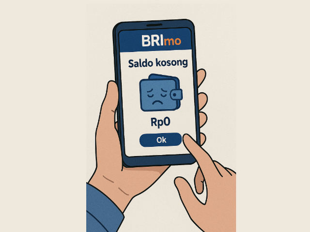 Saldo BRImo Kosong
