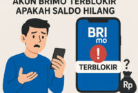 akun brimo terblokir apakah saldo hilang