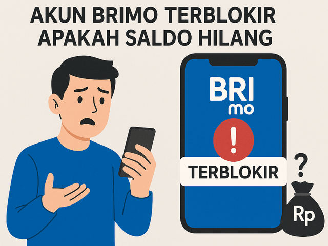 akun brimo terblokir apakah saldo hilang