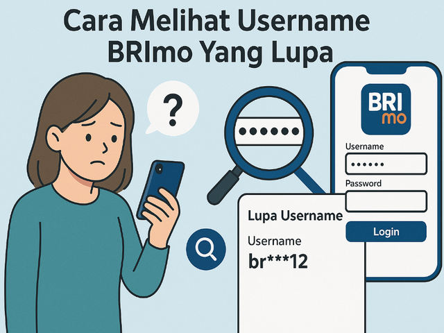 cara melihat username brimo yang lupa