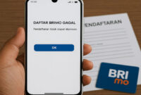 daftar brimo gagal