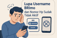 Lupa Username BRImo dan Nomor Hp Sudah Tidak Aktif