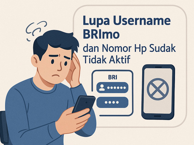 Lupa Username BRImo dan Nomor Hp Sudah Tidak Aktif