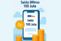 Saldo BRImo 100 Juta