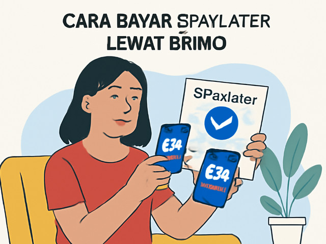 cara bayar spaylater lewat brimo