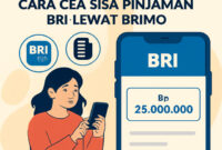 Cara Cek Sisa Pinjaman Bri Lewat BRImo