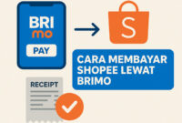 Cara Membayar Shopee Lewat Brimo