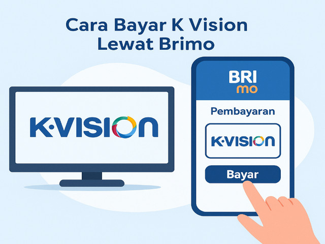 Cara Bayar K Vision Lewat Brimo